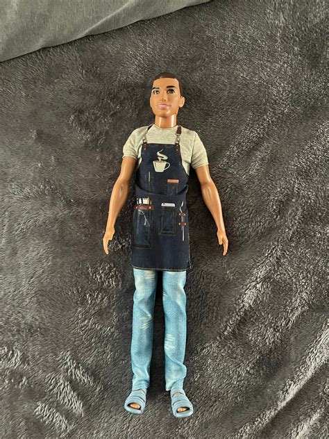 barbie barista|barbie ken barista doll.